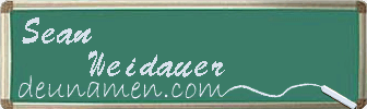 Sean Weidauer Visitenkarte
